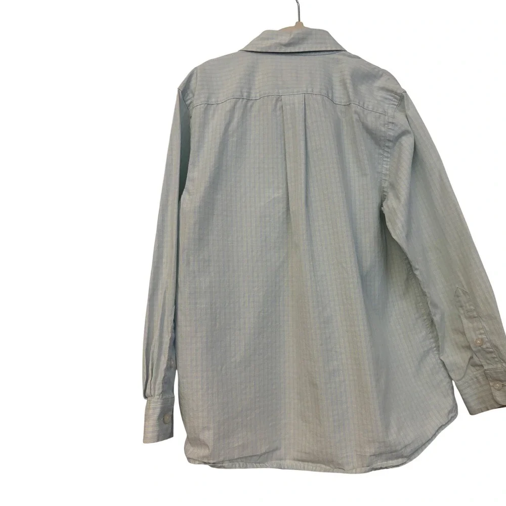 Vineyard Vines Kids Murray Shirt‎ Blue Green Plaid Button Down Cotton Size 6